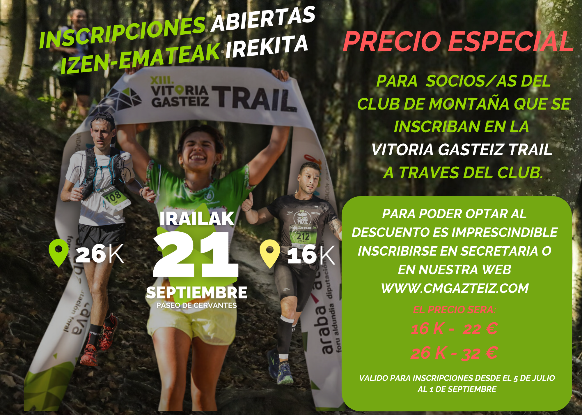 Foto VG TRAIL 26K - ACUERDO COLABORACION
